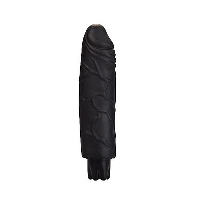 Echter Penis Vibrator schwarz, 17 x 4 cm