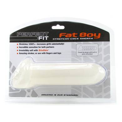 Fat Boy Cock Sheath Extender- Clear