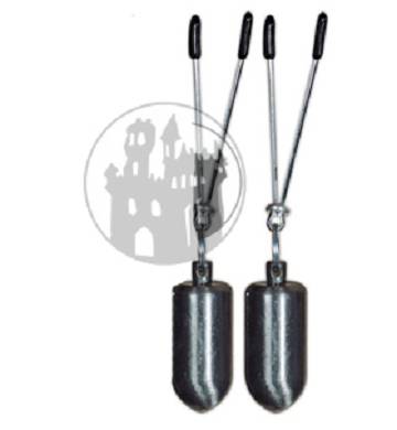 Nippelklemmen mit Gewicht - 100gr.
