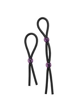 Doc Johnson Silicone Cock Ties - black