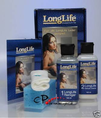 Longlife Lederpflege Set - Lederreiniger + Ledercreme