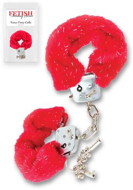 Fetish Fantasy - Fancy Furry Cuffs red