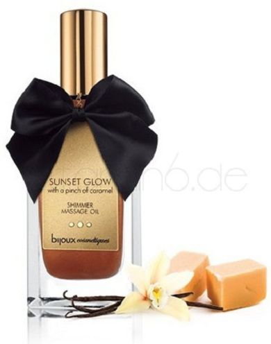 Bijoux Cosmetiqus Sunset Glow Shimmer Massage Oil 100ml