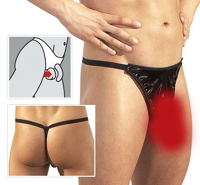 Lack Herren String - open