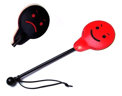Leder-Paddel SMILEY