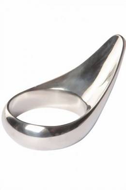 50 mm Teardrop Cockring Stainless Steel von "Titus"
