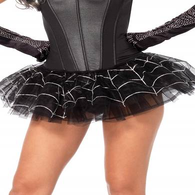 Glitzerndes Spinnennetz Tutu