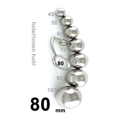 Kinkyhole innen hohle Stahlkugel - 80mm -