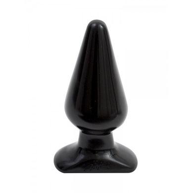 Classic Buttplug Smooth Large: Analplug, schwarz