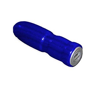 M&M Wood Production Holzpowerbank Thor Meranti im Dildodesign. blau. 1 Stück