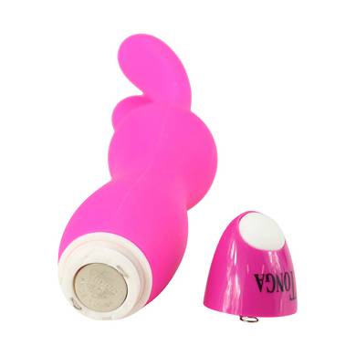Hautfreundlicher Vibrator aus Silikon in Pink