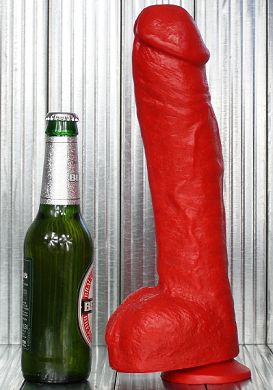30 x 6 cm Dildo Luke red