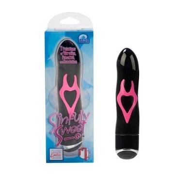 Sinfully Sweet Mini-Vibrator. schwarz