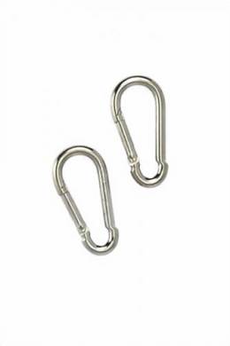 SM Möbel / Bondage Zubehör - 2 Karabiner 60 mm
