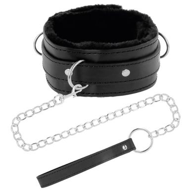 Darkness Padded Metal Locking Posture Collar black
