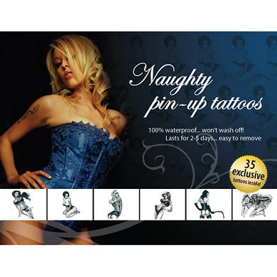 35er Tattoo Set - Naughty Pin-Up