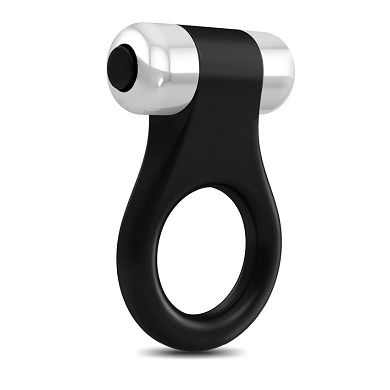 OVO B1 Silikon Vibro Penisring - schwarz
