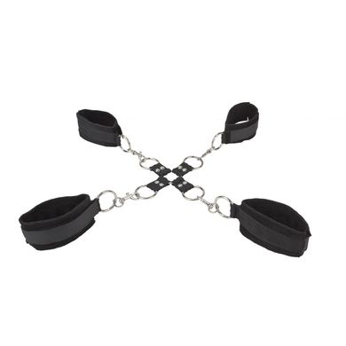 Handschellen Hand und Fu schwarz