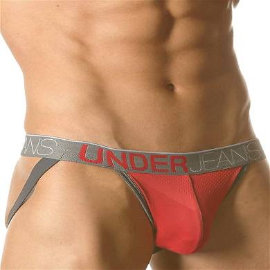 Junk Underjeans UJ Flex Jock Underwear Red