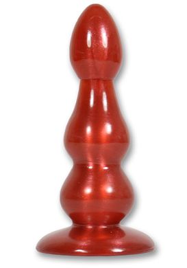 13,5 x 3/3,5/4 cm Canadian Ultimate Butt Plug red