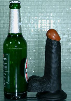 16 x 4 cm Alwin Dildo black