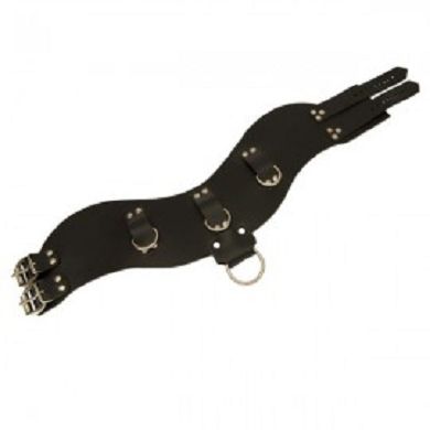 Leder Halsfessel Schwarz