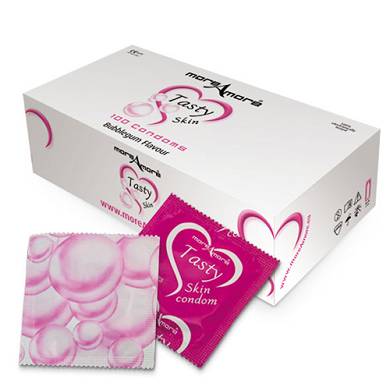 MoreAmore Tasty Skin Bubblegum Kondome 100 Stck