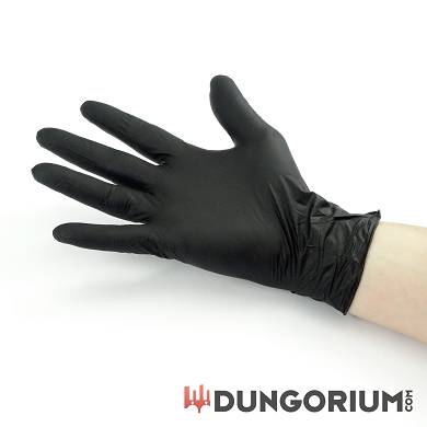 Einmalhandschuhe Schwarz, 50 Stck
