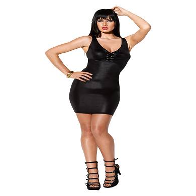 Wetlook Kleid Basic