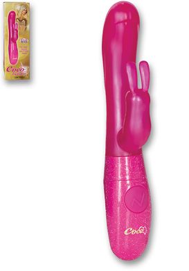 22 x 3 cm Coco licious Love Bunny pink Vibrator