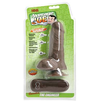 Average Joe Dildo Quentin, The Engineer - vibrating/heating (vibrierend/heizbar)