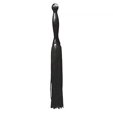 Zado - Leder Softstriemenpeitsche - One Size - in Schwarz