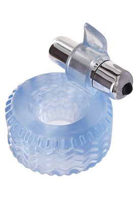 ToyJoy Power Hardware C-Ring - Vibrierender Cockring blue