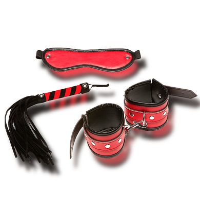 X-Play 3tlg. Red Passion Bondage Set