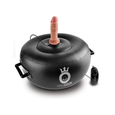 Knigliches Kissen mit zwei Dildos