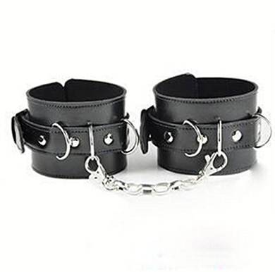 RJE Sexy Leder Handfesseln Handschellen Bondage-Set