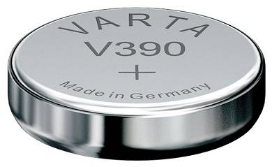 5x V390 Uhren-Batterie Knopfzelle SR54 SR1130 Silberoxid 390 von VARTA