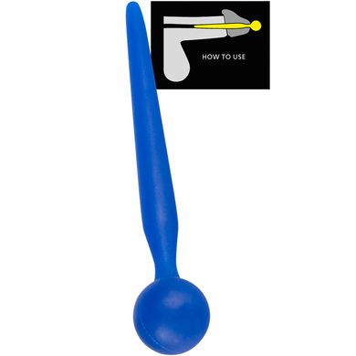 Silikon Penis-Plug Sperm Stopper 8 mm blau