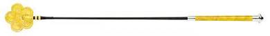 ?Busse Springgerte Flower Fiberglaskern Blumenklatsche Pilzknopf gelb Blumenklat