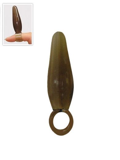 Anal Finger: Miniplug, schwarz