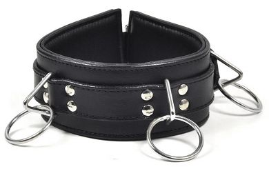 Leder Halsfessel RINGS