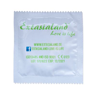 Extasialand Markenkondome 100 Kondome mit Noppen im Sparpack extra stimulierend