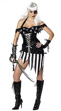 DLucc Halloween-Piraten- Kleid Trend in Europa und Amerika müssen- Lederweste Spielsh