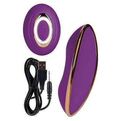 Entice - "Juliette" Aufliegevibrator - 10 x 4 cm - in Himbeerrot