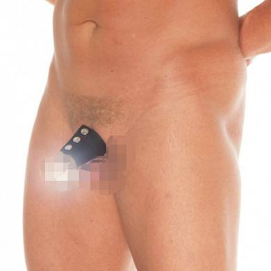 Penis und Hoden Ring mit Druckknöpfen