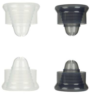 ERSATZMANSCHETTE Potenzpumpe Penispumpe Silicon Zubehör Rauchglas o. Transparent