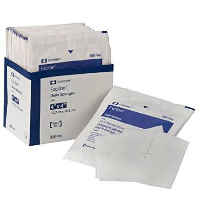 Complete Medical KE7086 4 x 4 Excilon ablassen Sponge