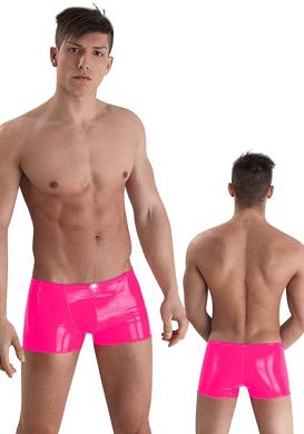 Eros Veneziani Herren Lack-Panty in neon pink