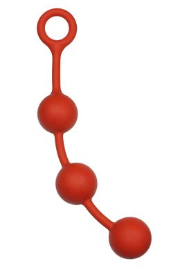 36 x 6 cm Analkugeln Giant Balls rot