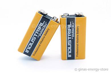 10 x DURACELL Industrial 9V Block MN1604 6LR61 Batterien der PROCELL Nachfolger
